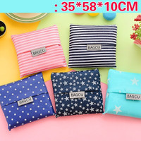 Jual Baggu bag motif, tas belanja lipat bisa lipat ke saku Murah
