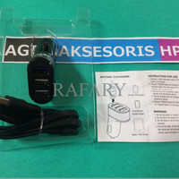Jual Car Charger 3 Output Saver Log-On 3 in 1 Full Output 4.4A 2.4A/1A/1A Murah
