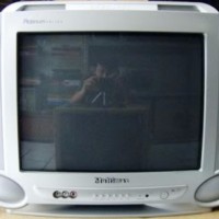 Multimax 17SG77 TV CRT Tabung 17 inch Layar Kaca Cembung Semi Flat
