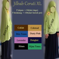 Jual jilbab G3 Ceruti Layer Pet / XL Murah