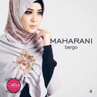 Jual Turban Instan - Bow Turban Aquarelle Murah