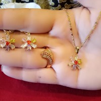 Jual 633 perhiasan set batu zircon xuping Murah