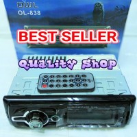 Jual tape mobil singledin OWL 838 usb sd dan radio (best seller) Murah