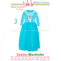 Jual Baju Muslim Anak Perempuan Princess Frozen 3 SD 12 BULAN AGD3661