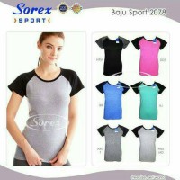 Jual Kaos Senam Sorex 2078 Baju Senam Gym Yoga Zumba Fit L Murah