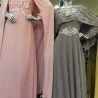 Jual Maxy Dress Brokat Frozen / Busana Muslim Murah