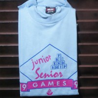 Jual Kaos (TEE VTG) FRUIT OF THE LOOM (BEST) GAMES 1995 (SIZE L) Murah