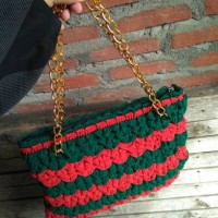 Jual Tas Rajut Hand Made Motif Nanas Murah