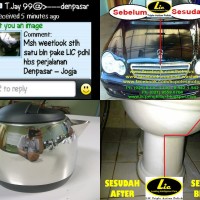 Jual OBAT POLES MOBIL MOTOR HELM VISOR DLL - LIC TRIPLE ACTION POLISH 550ML Murah