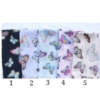 Jual grosir hijab segiempat motif bunga murah | hijab square Murah