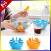 Jual Cetakan ES Krim / Cream / Lolipop/ Lilin Jelly Gagang WARNA BULAT Murah