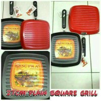 Jual Wajan Teflon Grill pan wajan kotak panggangan roti daging kebab burger Murah