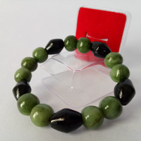 Jual Gelang Kombinasi Giok Hitam dan Giok Nefrite Jade Natural Murah