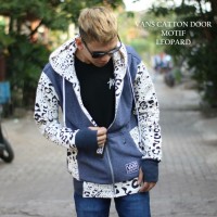 Jual Jaket Vans Cotton Door Motif Leopard A3513 Murah