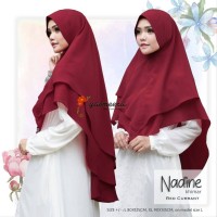 Jual KHIMAR NADINE double layer , Jilbab, Premium Murah
