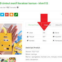 Jual T PROMO TODAY Luggage tag timbul 3D motif karakter kartun lucu - KHM11 Murah