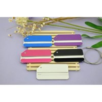 Jual Name Tag ID Tas Koper Aluminum Metal Travel Luggage Bags Tag Limited Murah