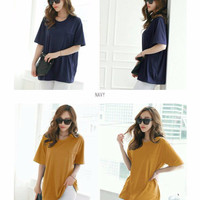 Jual Basic Point Tee/Baju Atasan Wanita Jumbo Murah