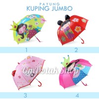 Jual Payung Kuping JUMBO anak karakter laki laki perempuan mainan kado Murah