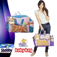 Jual Tas Bayi Snobby Besar Saku Aplikasi Boneka Giraffe Series TPT 1577 Murah