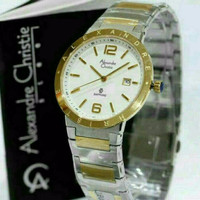 ALEXANDRE CHRISTIE AC 8313 MD PRIA ORIGINAL SILVER GOLD | JAM TANGAN P