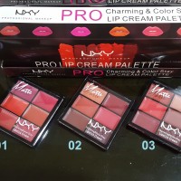 Jual PALET PRO - NYX 6 in 1 Colorstay Lip Cream Pallete / Lipstick Matte Murah