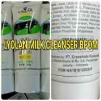 Jual Lyolan Whitening Milk Cleanser BPOM/ Lyolan Whitening Scrub BPOM Murah