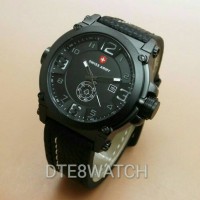 Jual Jam Tangan Pria Original Swiss Army LIMITED Leather 1 Year Guaranted Murah