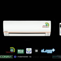 AC PANASONIC CS/CU-XN5SKJ 1/2 pk low watt sensor pintar komplit pasang