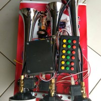 Jual KLAKSON TELOLET 3 CORONG 18 TOMBOL FULL LAGU Murah