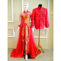KEBAYA PENGANTIN MODERN / BAJU PERNIKAHAN MURAH / GAUN RESEPSI CANTIK
