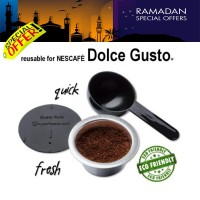 Jual Nescafe Dolce Gusto Reffilable Stainless Steel Capsule Stainless Steel Murah