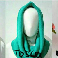 hijab hoodie / instant / hijab knit / rajut