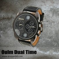 Jual Jam Tangan Oulm Casual/ Dualtime Zone Murah