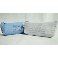 Jual TEMPAT PENSIL CANVAS / CANVAS PENCIL CASE Murah
