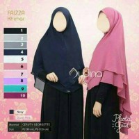 Jual Jilbab/Khimar /kerudung Faizza Audina 2 layer non pet Murah