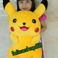 Jual boneka pokemon pikachu besar jumbo real pict Murah