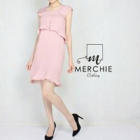 Jual pleated dress Murah