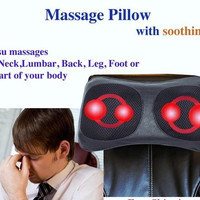 Jual PROMO Car Homeneck Shoulder Massage Pillow The Waist Leg Massager Murah