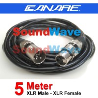 KABEL CANARE 5 METER XLR - XLR MIC/MIK/MICROPHONE 5M/MIKROFON 5 M