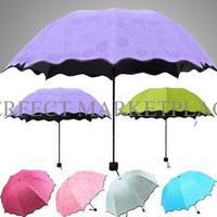 Jual PROMO Payung Magic 3D muncul motif jika basah bonus sarung payung PALI Murah