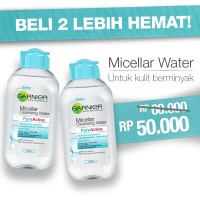 Jual Micellar Water Pure Active Special Price Kit MICELLARBLUE2+1JUN Murah
