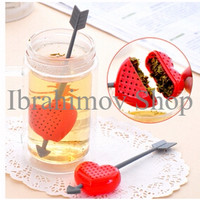 Jual New Tea Bag Love Heart Strainer Penyaring Saringan Seduh Teh Hati Love Murah