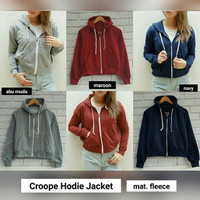 Jual Paling Laris Crop Hoodie Jaket Murah