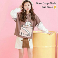 Jual Paling Laris Boxer Crop Hoodie Murah