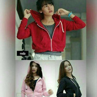 Jual Paling Murah Crop Hoodie Jaket New Murah
