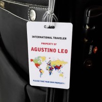 Jual Luggage Tag / Label Koper / Name Tag Bag / International Traveler Murah