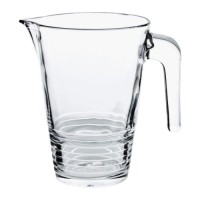 IKEA VANLIG Pitcher Glass / Container Minuman, 1 Liter, Kaca Bening