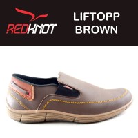 Jual SEPATU REDKNOT LIFTOPP BROWN SYNTETIC LEATHER coklat Murah