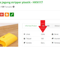 Jual corn peeler alat serutan parutan pisau jagung corn stripper - HKN117 Murah